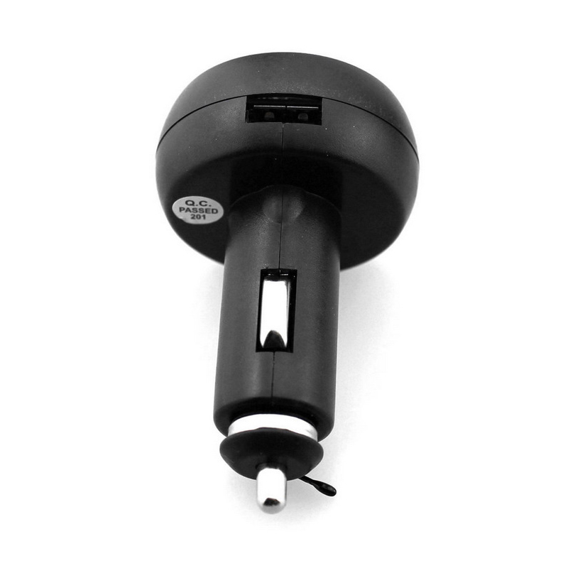 VST Car 3 in 1 Multifunction Car USB Charger Thermometer Voltmeter Digital Meter Monitor 2.1A USB Charger For Mobile Phone 4
